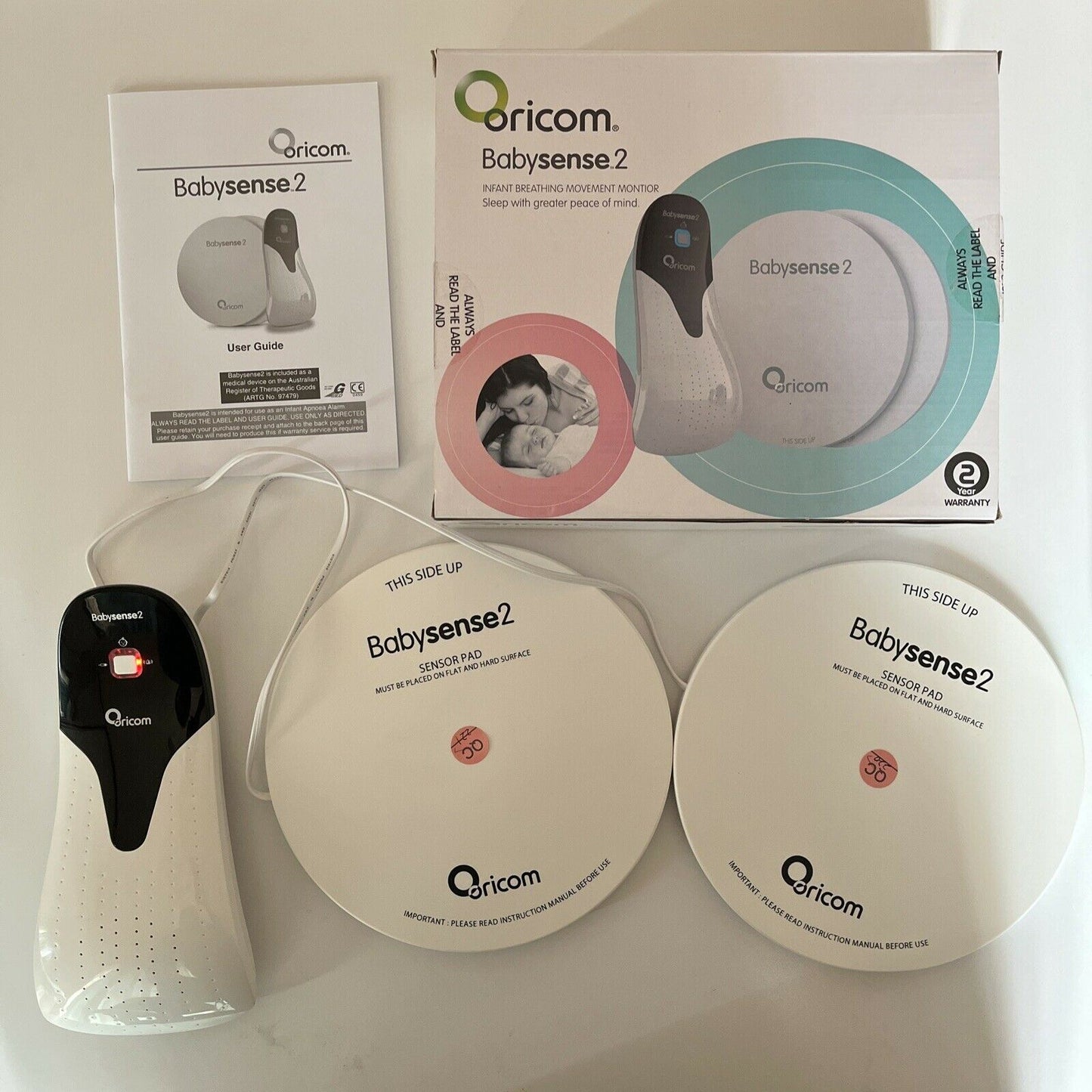 Oricom BabySense 2 : Infant Breathing Movement Monitor - Missing Battery Lid