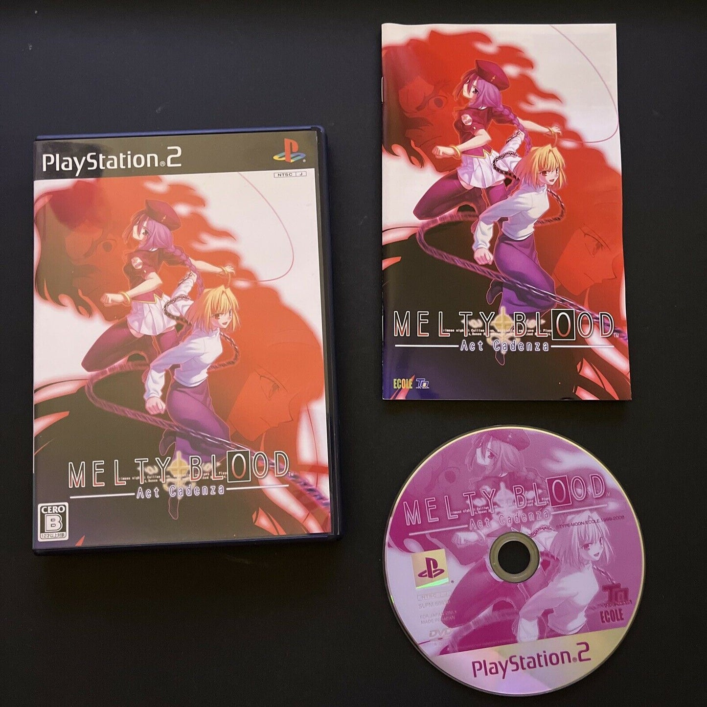 Melty Blood: Act Cadenza - PlayStation PS2 NTSC-J JAPAN Game with Manual