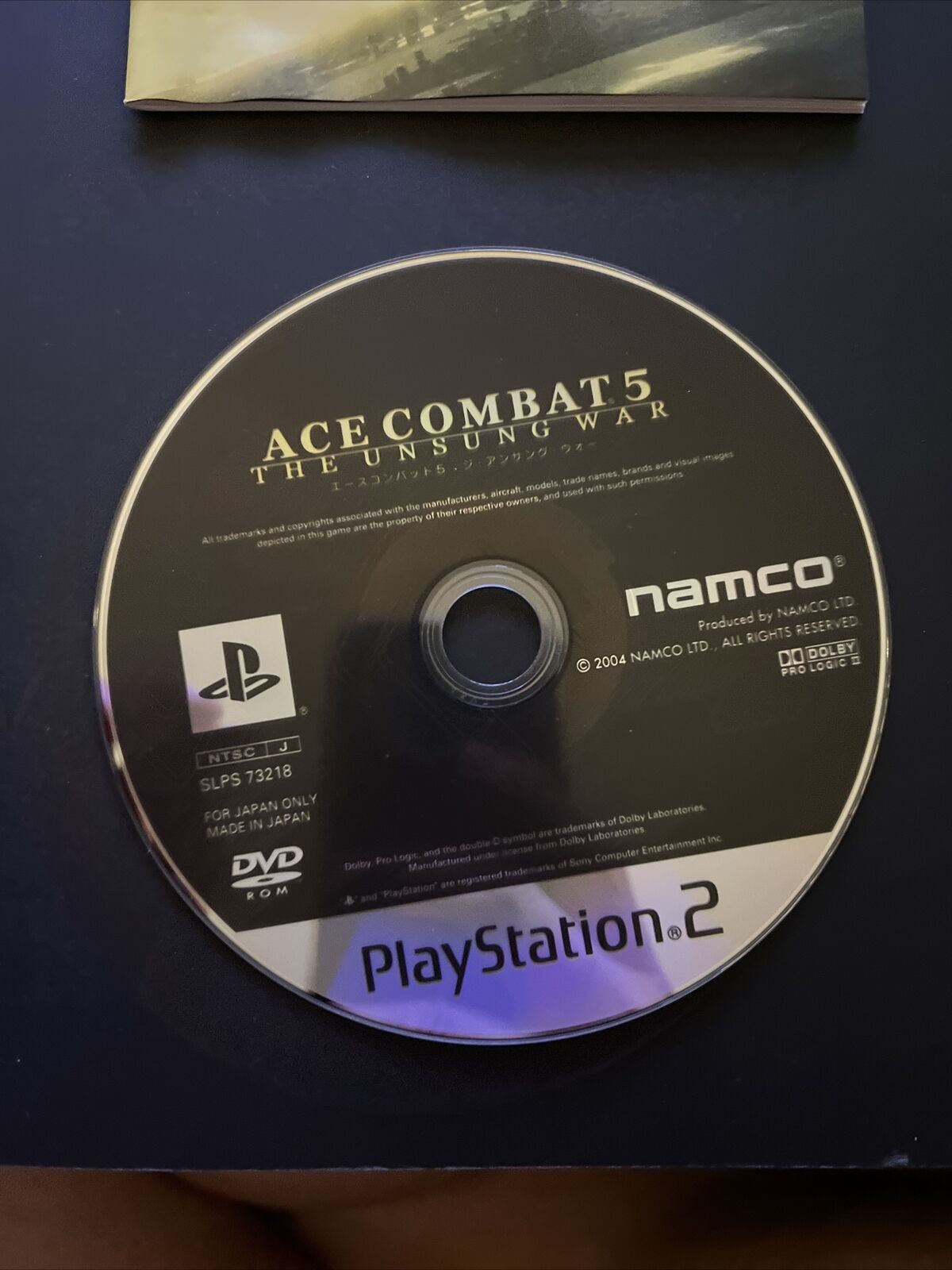 Ace Combat 5: The Unsung War - PlayStation PS2 NTSC-J JAPAN Game with Manual