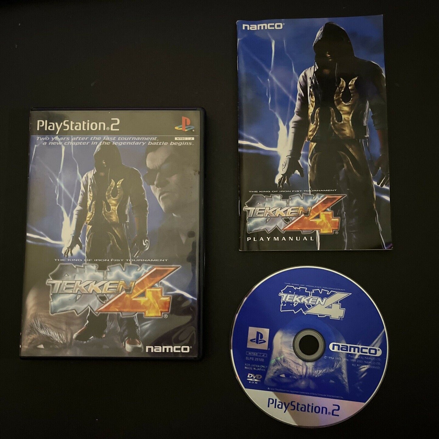 Tekken 4 - PlayStation 2 PS2 NTSC-J JAPAN Game with Manual