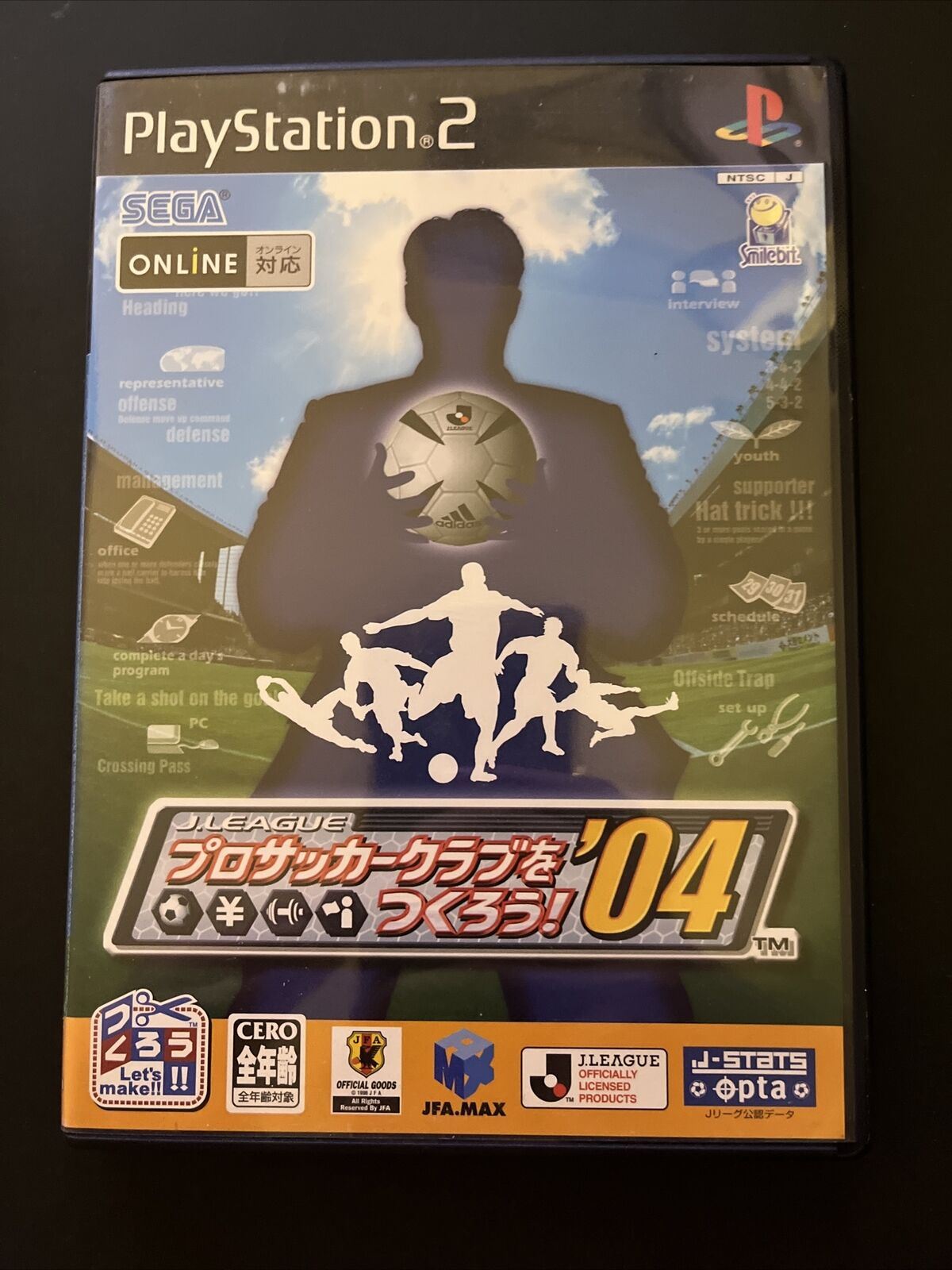 J League Pro Soccer Club 2002, 3, 2004 - PlayStation PS2 NTSC-J JAPAN Game