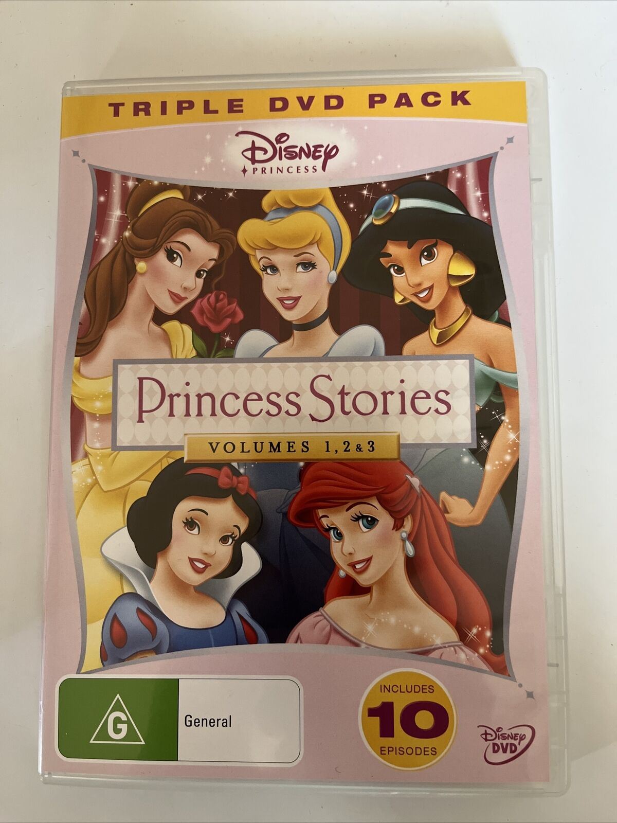 Princess Stories 1,2, 3 Trilogy (DVD, 2011) Disney Region 4