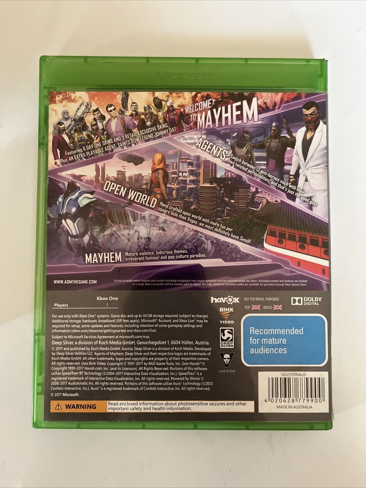 Agents of Mayhem - Microsoft Xbox One Game