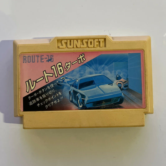 Route 16 - Nintendo Famicom 1985 NES NTSC-J JAPAN Racing Game