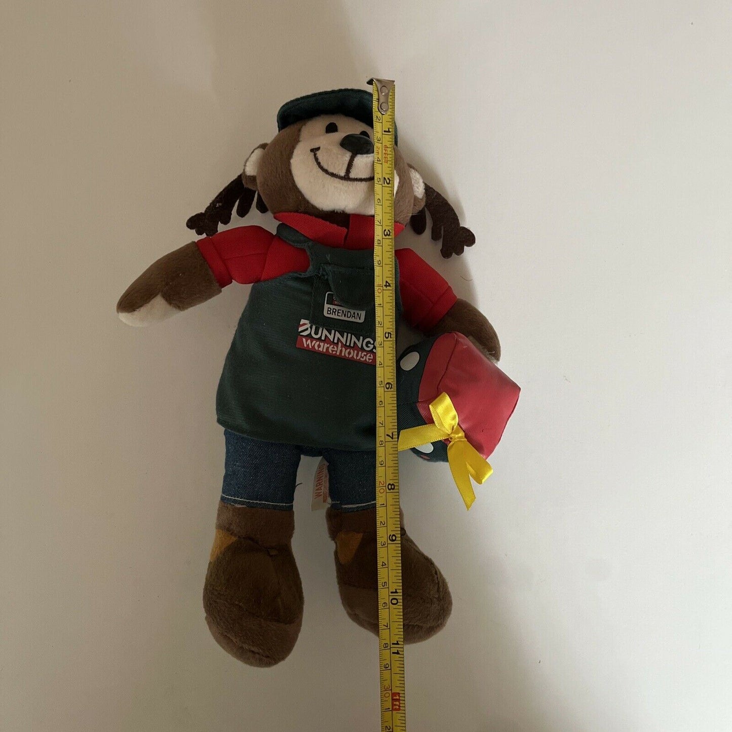 Brendan The Bunnings Bear 30cm Plush Toy Reindeer Christmas -Special Promotional