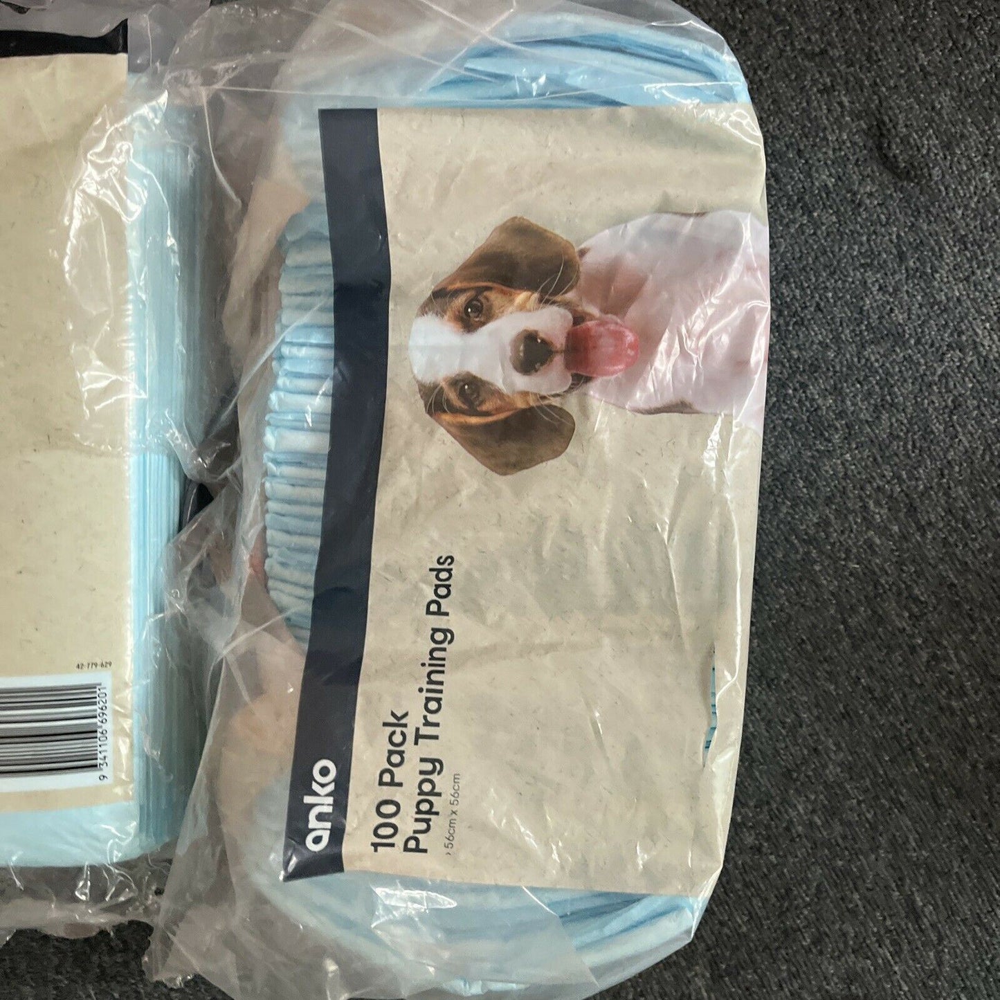 Anko  Pet Puppy Dog Toilet Training Pads - 56x56cm 50 Piece + 60x90cm 20x piece