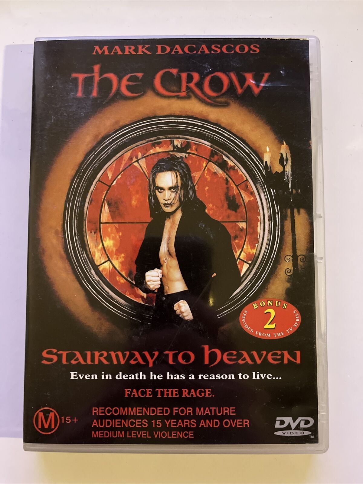 The Crow - Stairway To Heaven (DVD, 1998) Mark Dacascos, Mark Gomes. Region 4