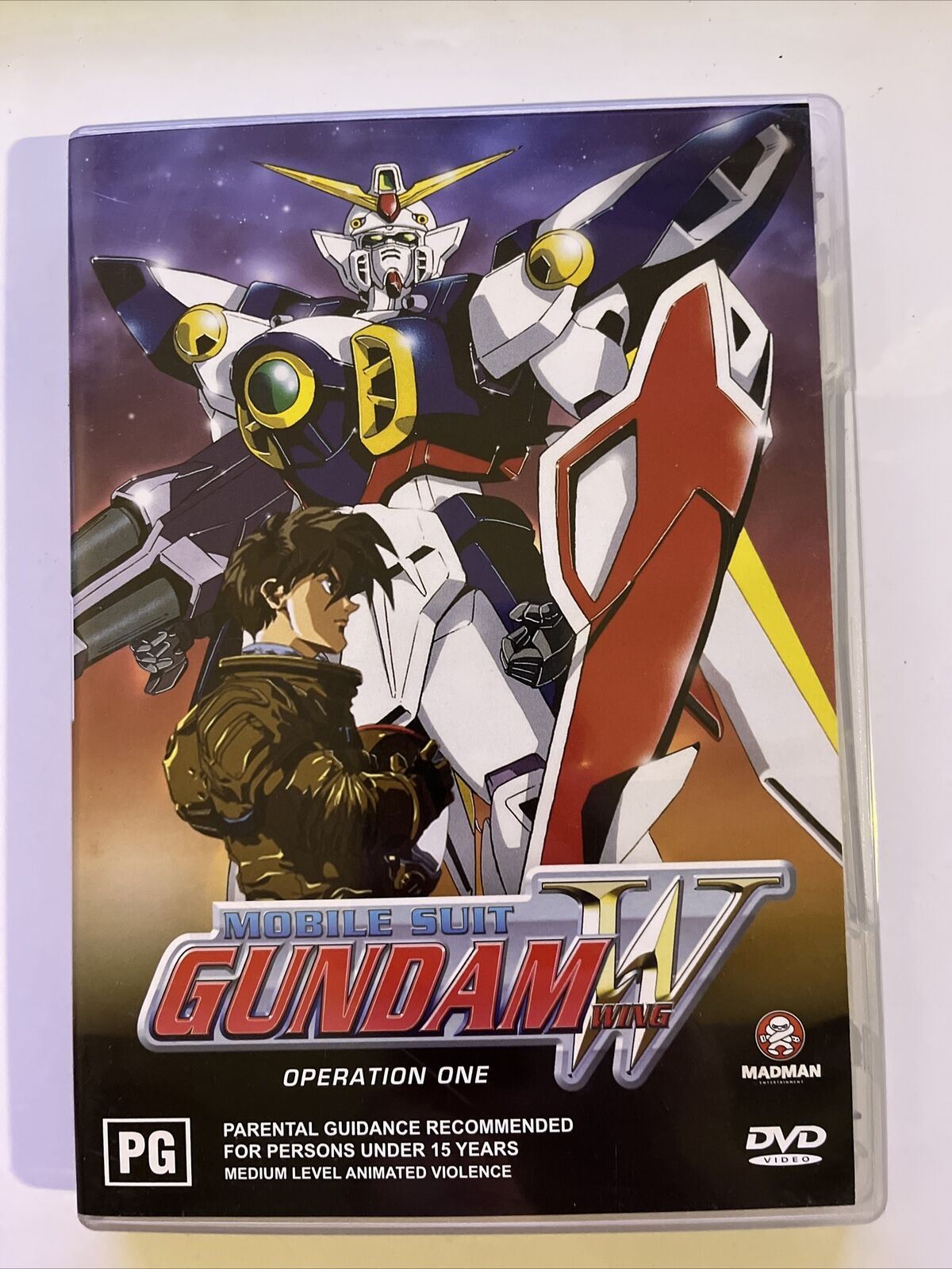 Mobile Suit Gundam Wing : Operation 1 (DVD, 1999) Anime Madman. Region 4