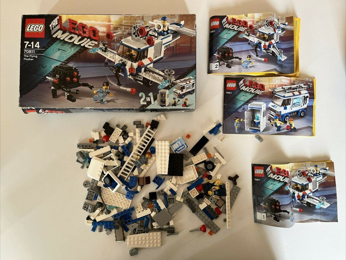 LEGO 70811 The LEGO Movie The Flying Flusher Incomplete Uncounted