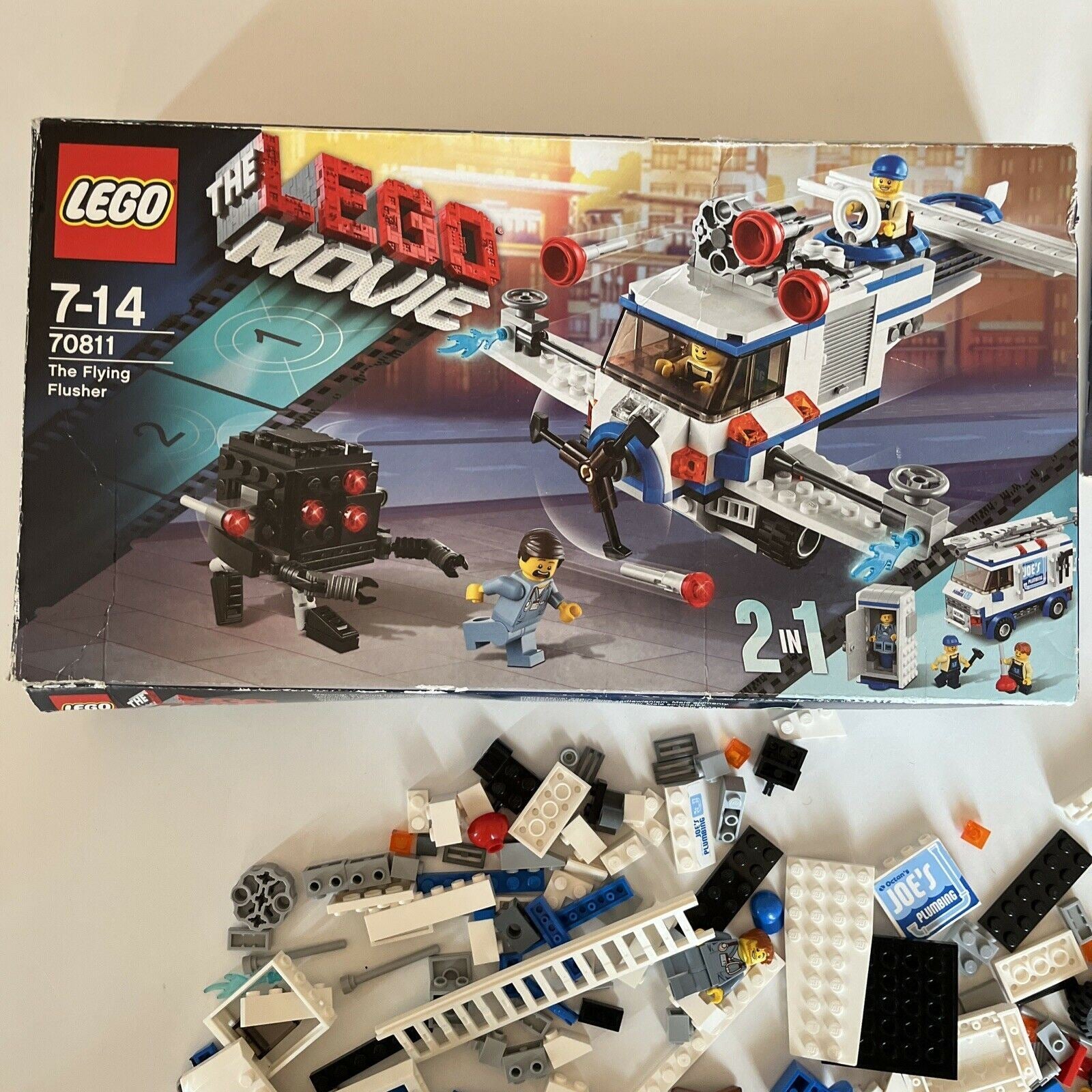 LEGO 70811 The LEGO Movie The Flying Flusher Incomplete Uncounted