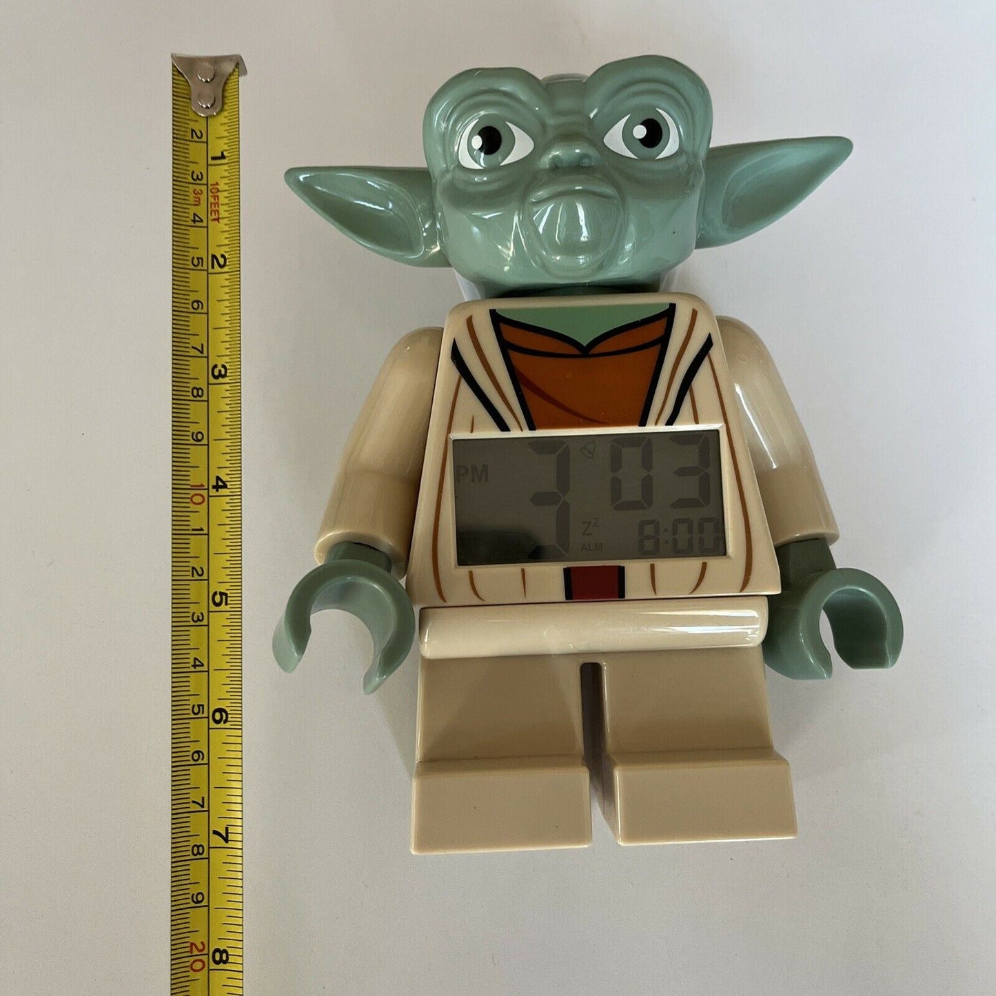 LEGO Star Wars Yoda Digital Alarm Clock - 7 Inches 18cm Tall