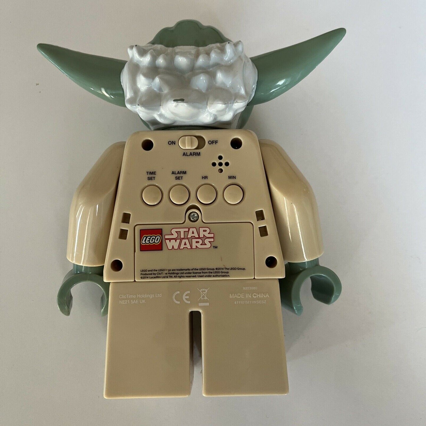 LEGO Star Wars Yoda Digital Alarm Clock - 7 Inches 18cm Tall