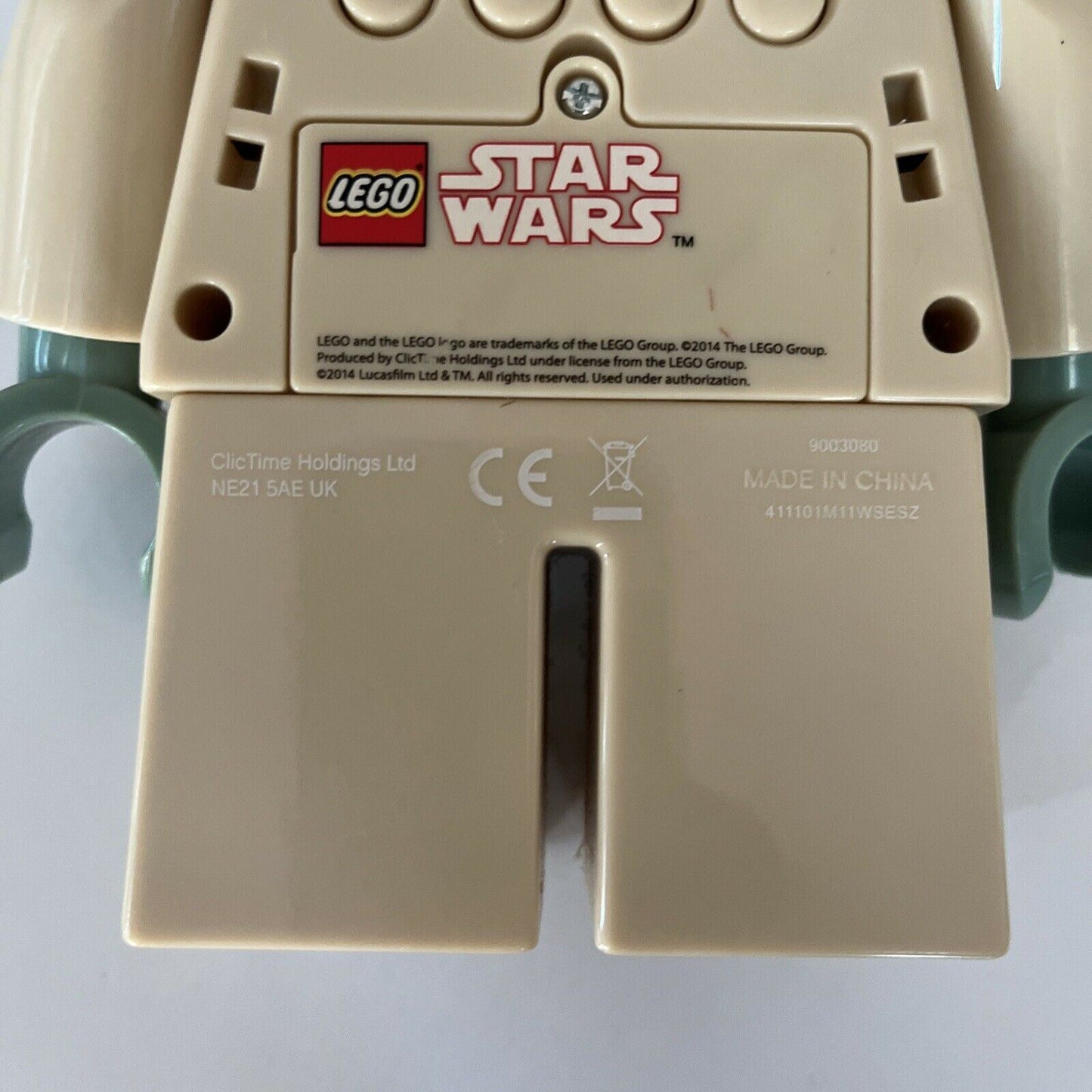 LEGO Star Wars Yoda Digital Alarm Clock - 7 Inches 18cm Tall