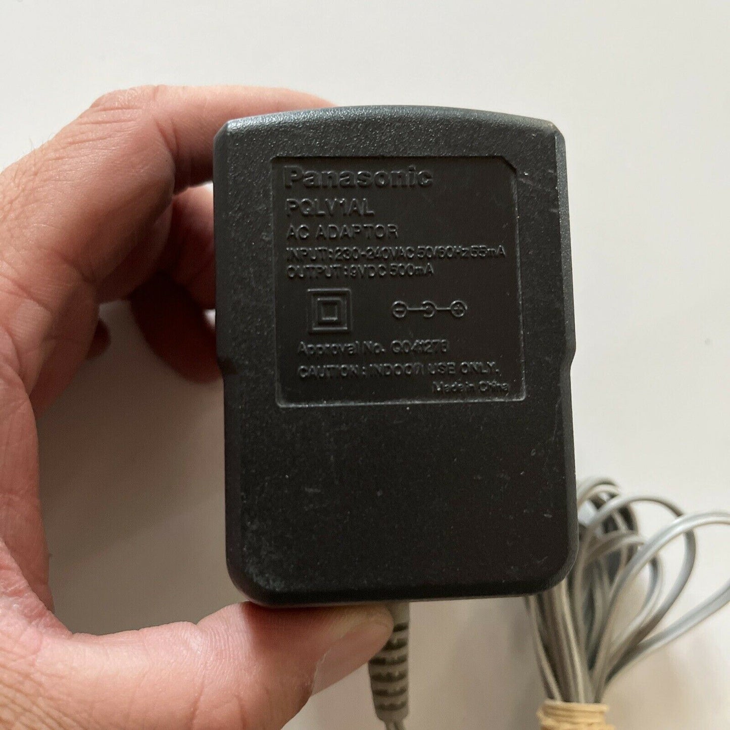 Genuine Panasonic PQLV1AL AC Adapter 9V 500mA Power Supply