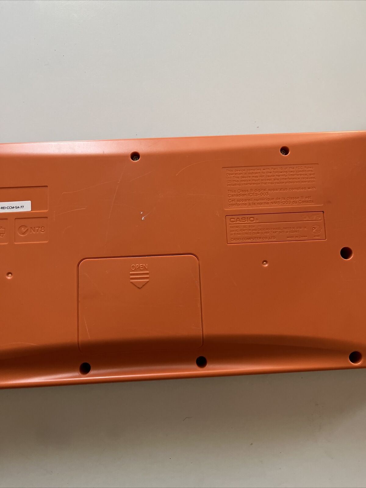 Casio SA-76 Electronic Keyboard 44 Keys