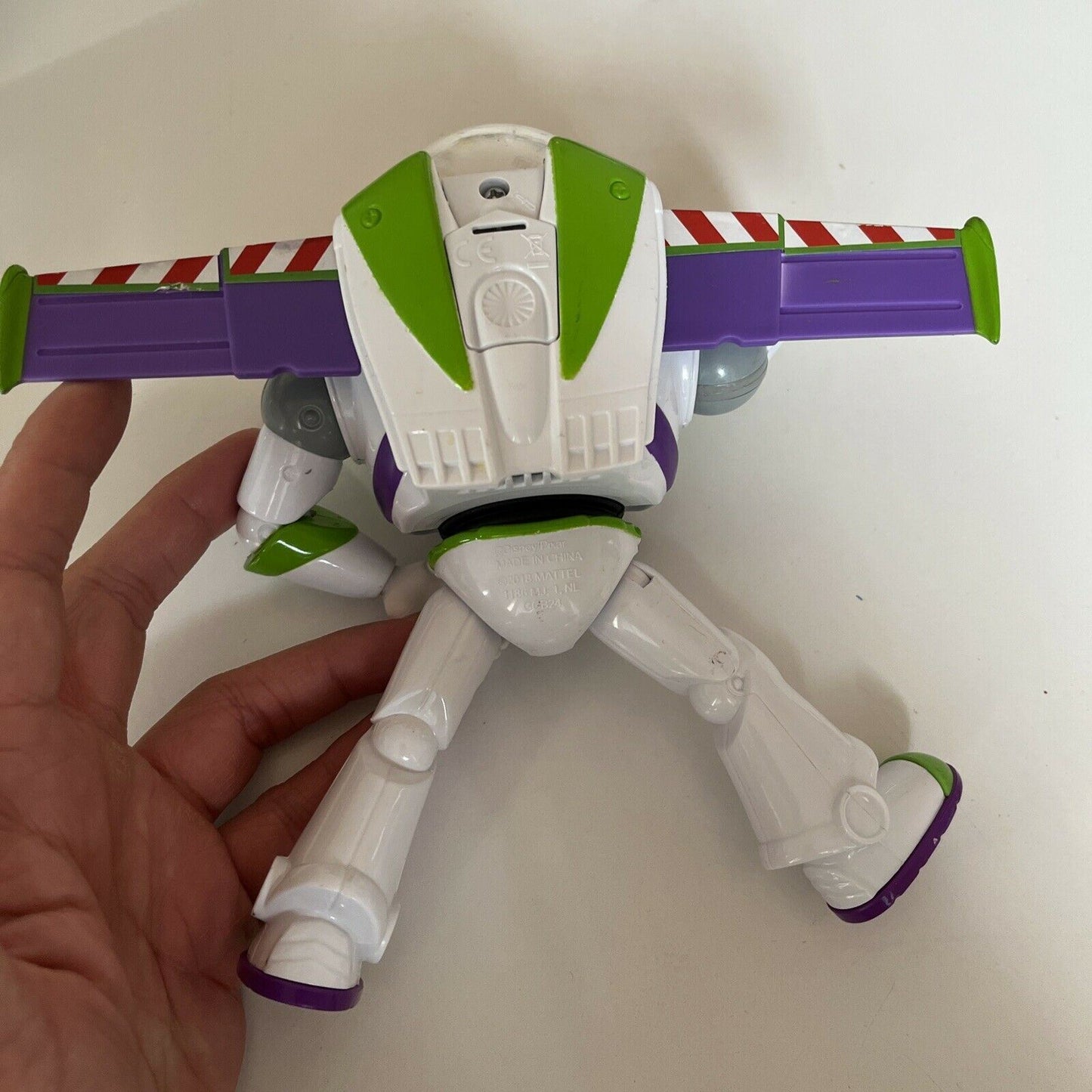 Disney Pixar Buzz Lightyear Mattel 2018 Lights Up Talking Figure 18cm 7 Inch