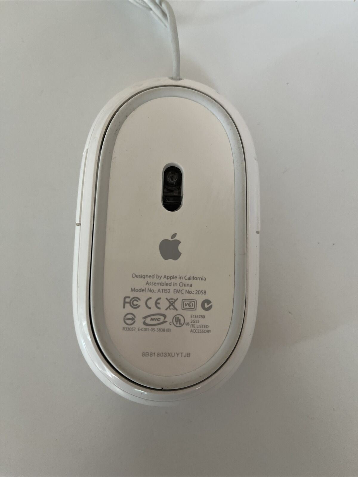 Apple Wired USB Optical Mighty Mouse A1152 Genuine for MacBook, iMac etc