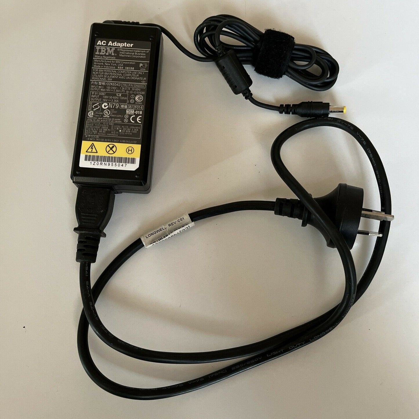 Genuine IBM AC Adapter 02K6643 16V 3.36A Thinkpad Laptop Charger