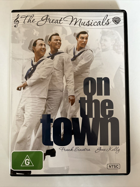 On The Town (DVD, 1949) Gene Kelly, Frank Sinatra, Vera-Ellen. Region 4