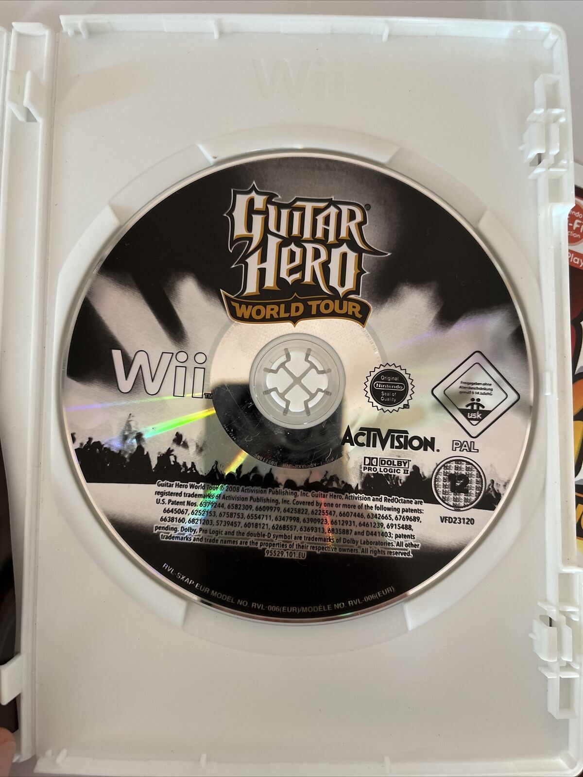 Guitar Hero World Tour - Nintendo Wii PAL Game with Manual