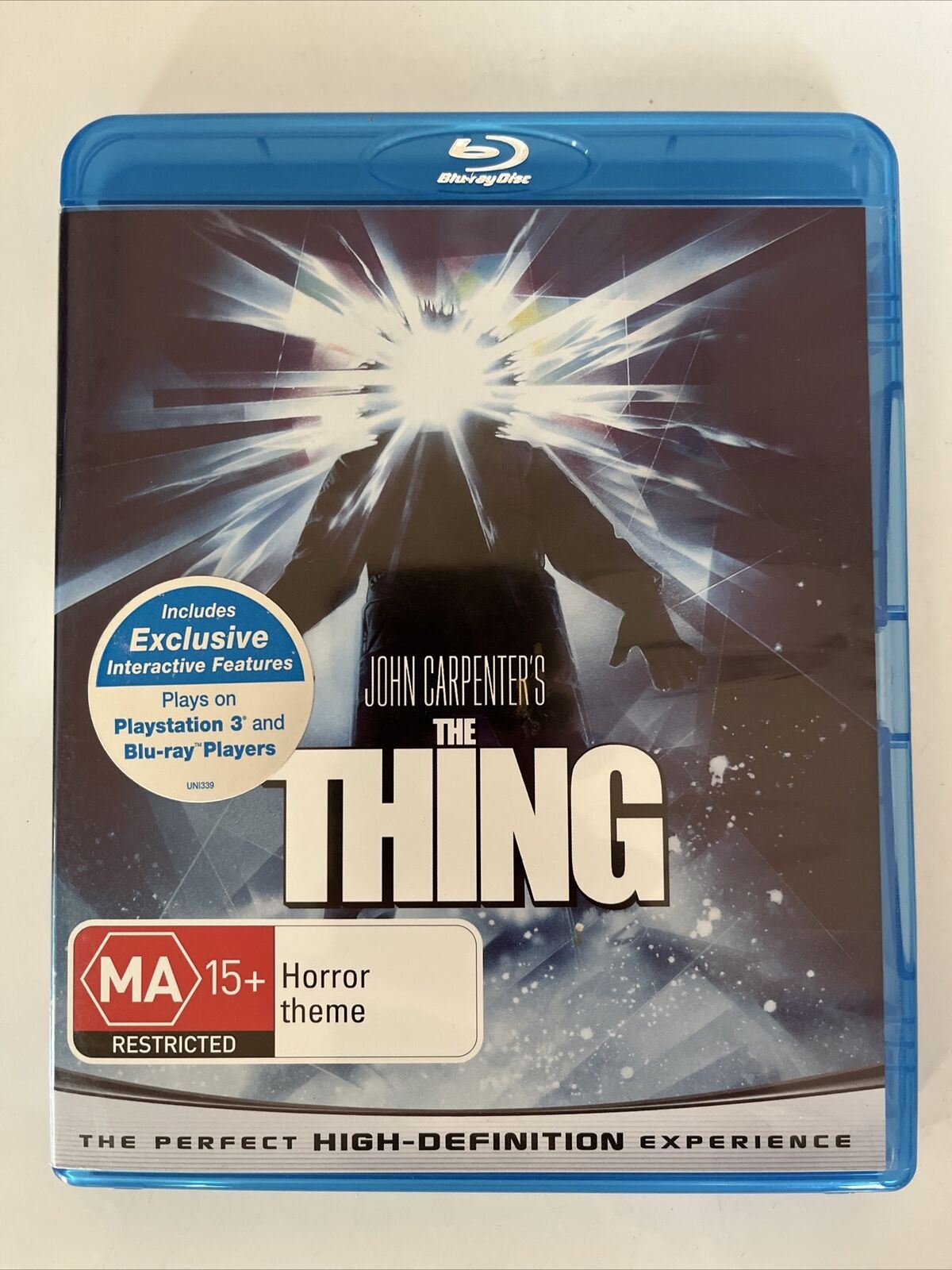 The Thing (Blu-ray, 1982) Kurt Russell, Wilford Brimley. Horror Film