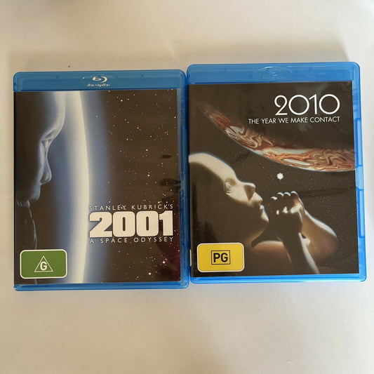 2001 - A Space Odyssey + 2010 - The Year We Make Contact (Blu-ray, 1968) RegionB