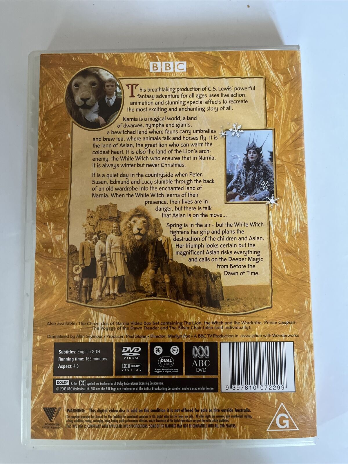 The Chronicles Of Narnia - The Lion, The Witch And The Wardrobe (DVD, 1988)