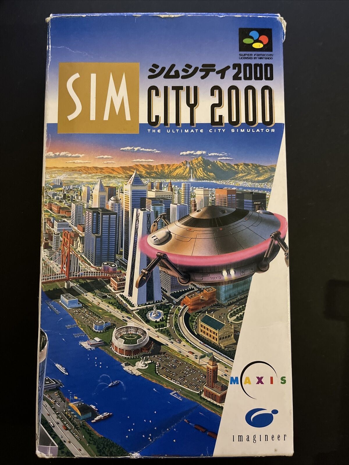 Sim City 2000 - Nintendo Super Famicom SNES NTSC-J JAPAN Game with Box & Manual