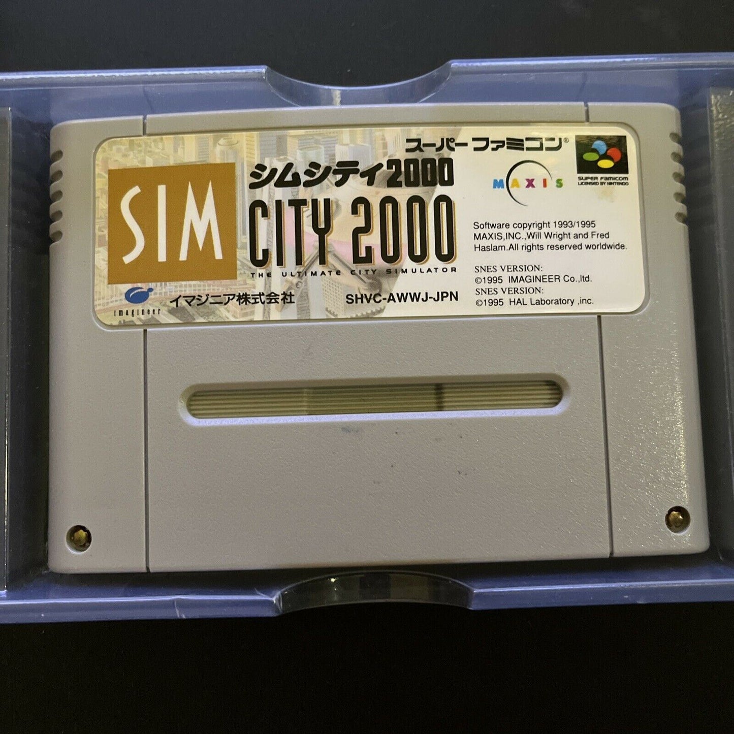 Sim City 2000 - Nintendo Super Famicom SNES NTSC-J JAPAN Game with Box & Manual