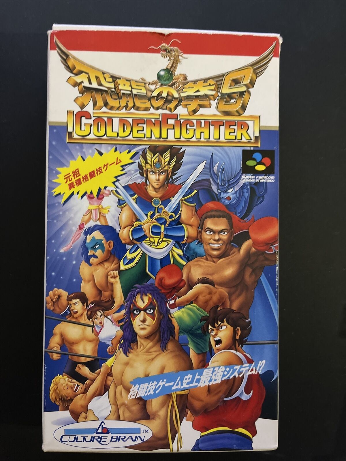 Hiryu no Ken S: Golden Fighter - Nintendo Super Famicom SNES NTSC 