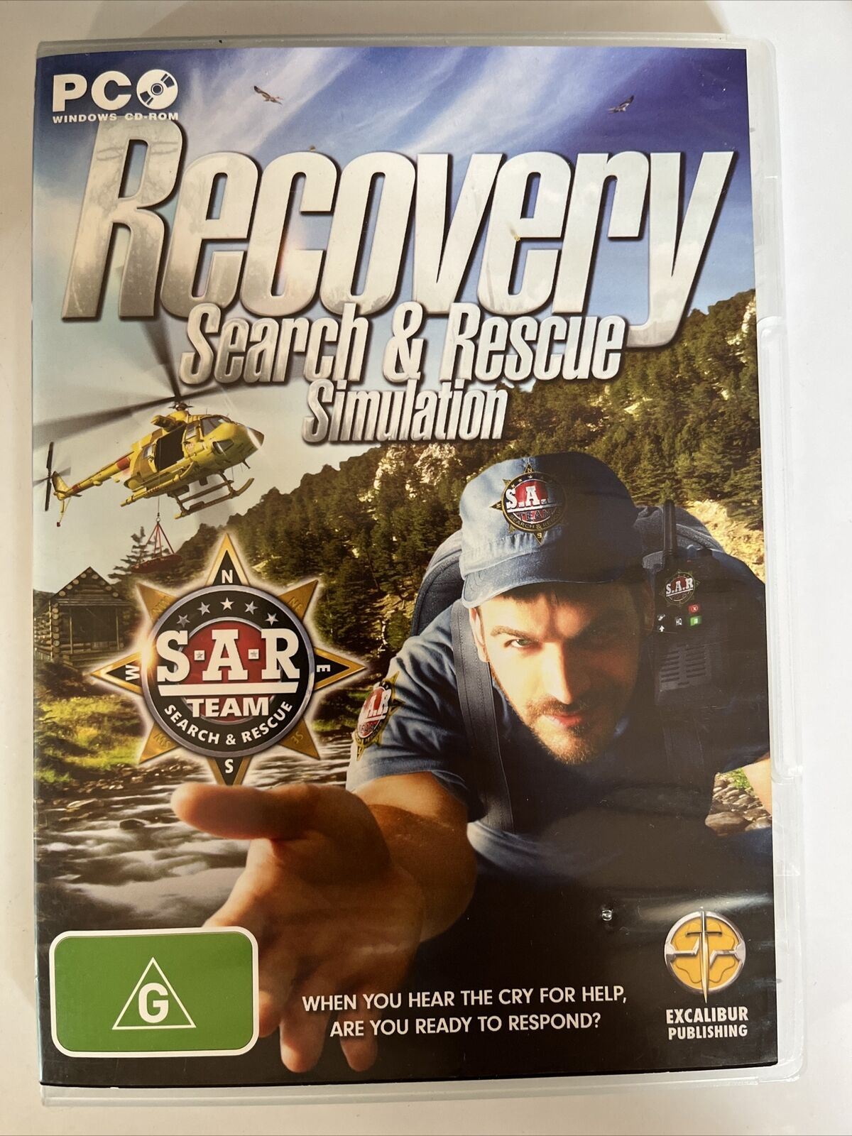 Recovery Search And Rescue Simulation - PC CD-ROM Windows Game – Retro Unit