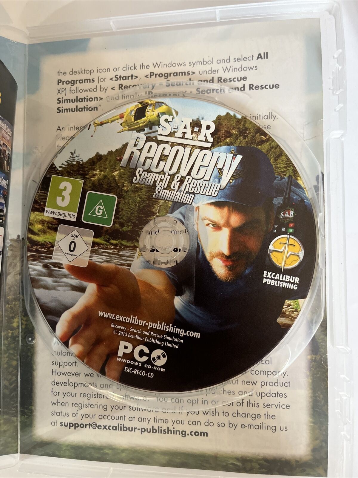 Recovery Search And Rescue Simulation - PC CD-ROM Windows Game