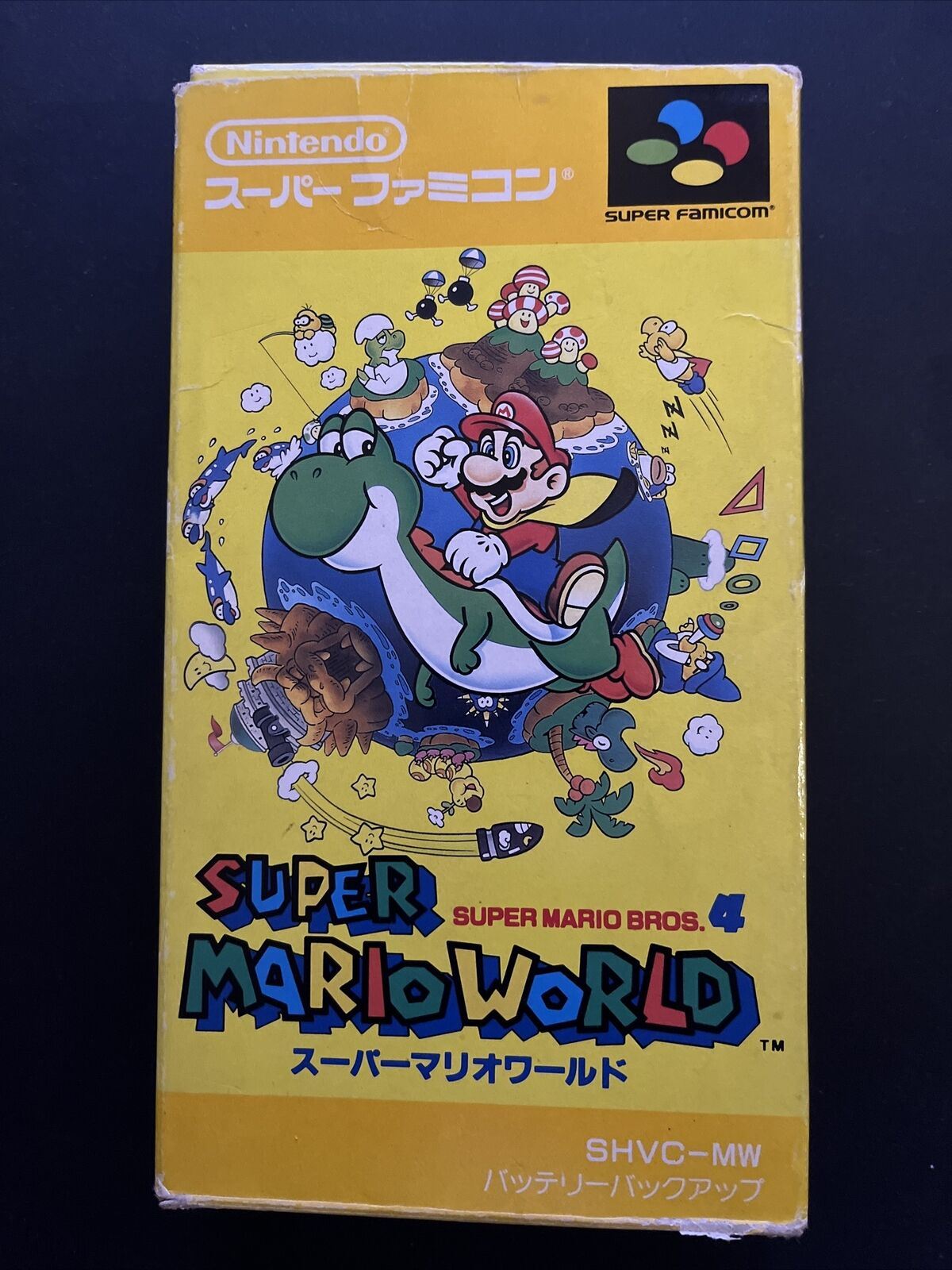 Super Mario World - Nintendo Super Famicom SNES NTSC-J JAPAN Game Complete