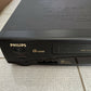Philips Turbo Drive 6 Head VCR VHS Player & Recorder VR655/75