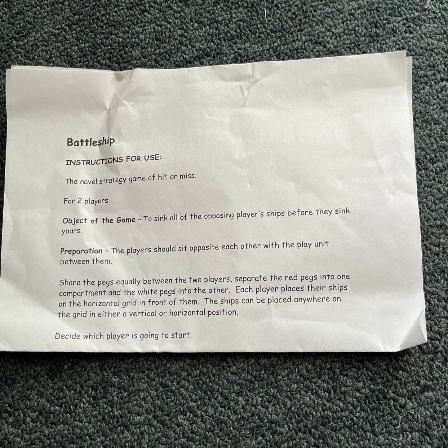 Battleship Board Game (Blue Opal)