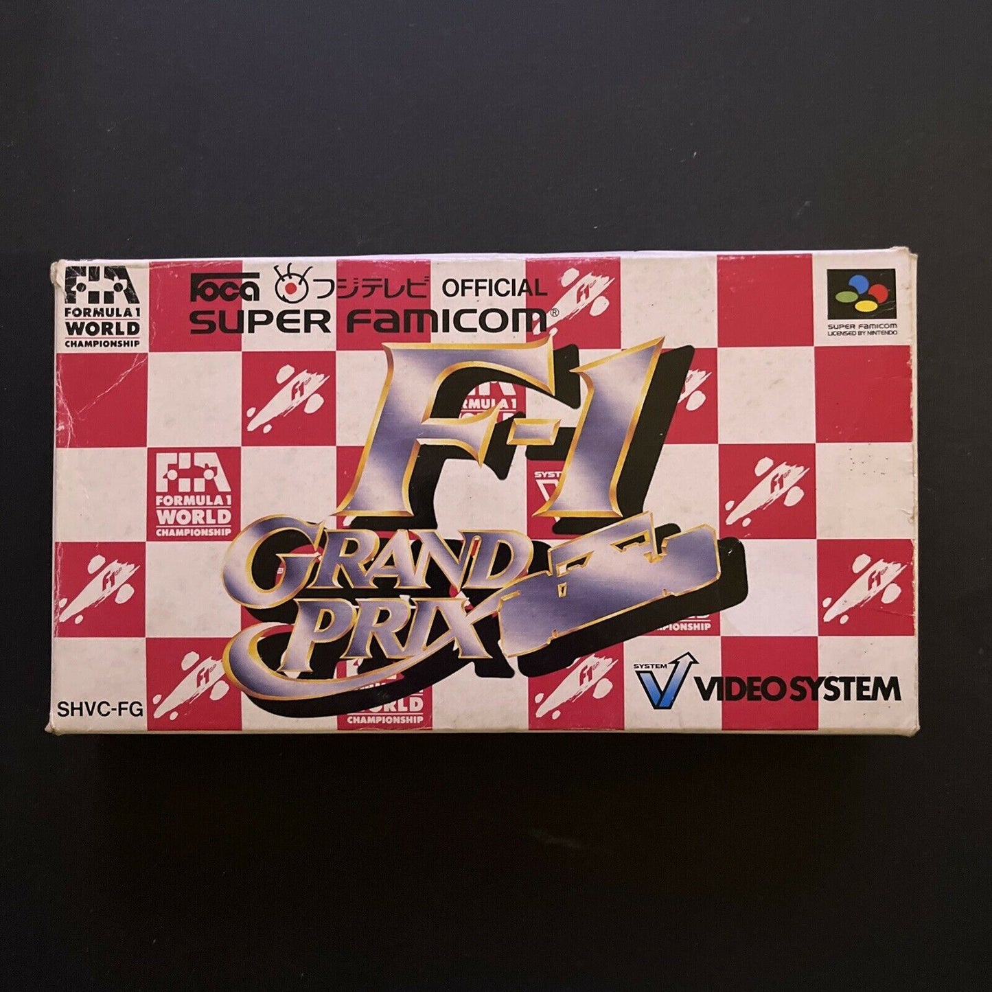 F-1 Grand Prix - Nintendo Super Famicom SNES NTSC-J JAPAN Game with Box & Manual