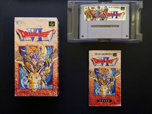 Dragon Quest VI - Super Famicom Nintendo SNES Japan NTSC-J 1995 Complete