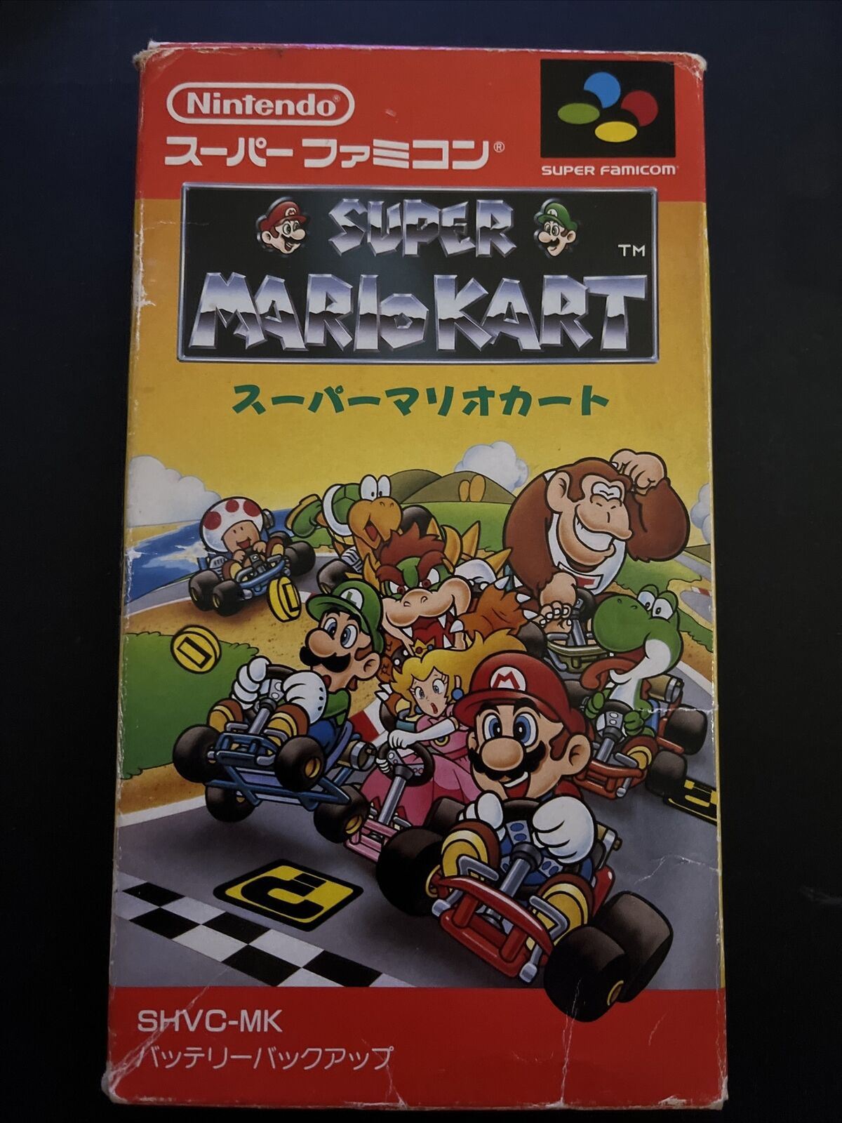 Super Mario Kart - Super Famicom Nintendo SNES NTSC-J JAPAN Game with Box