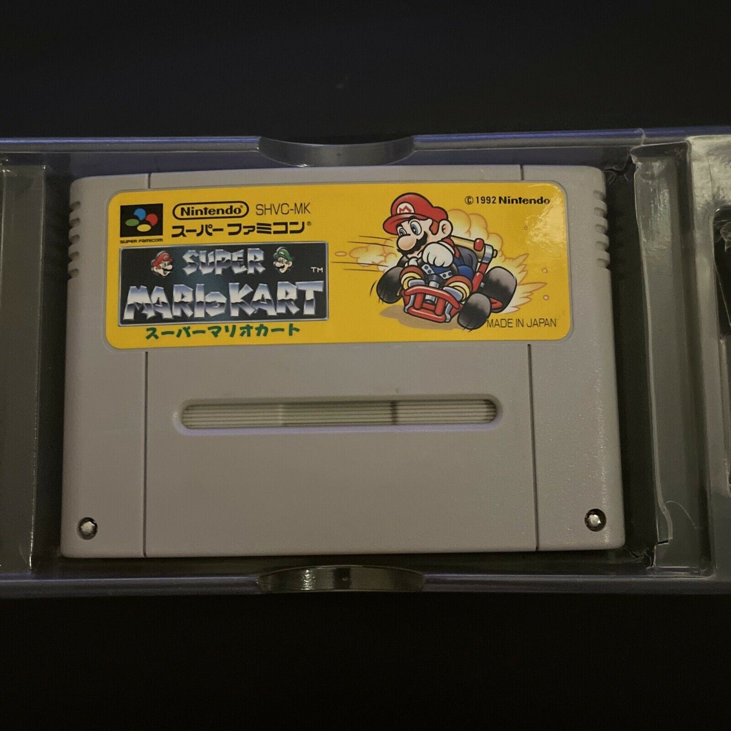 Super Mario Kart - Super Famicom Nintendo SNES NTSC-J JAPAN Game with Box