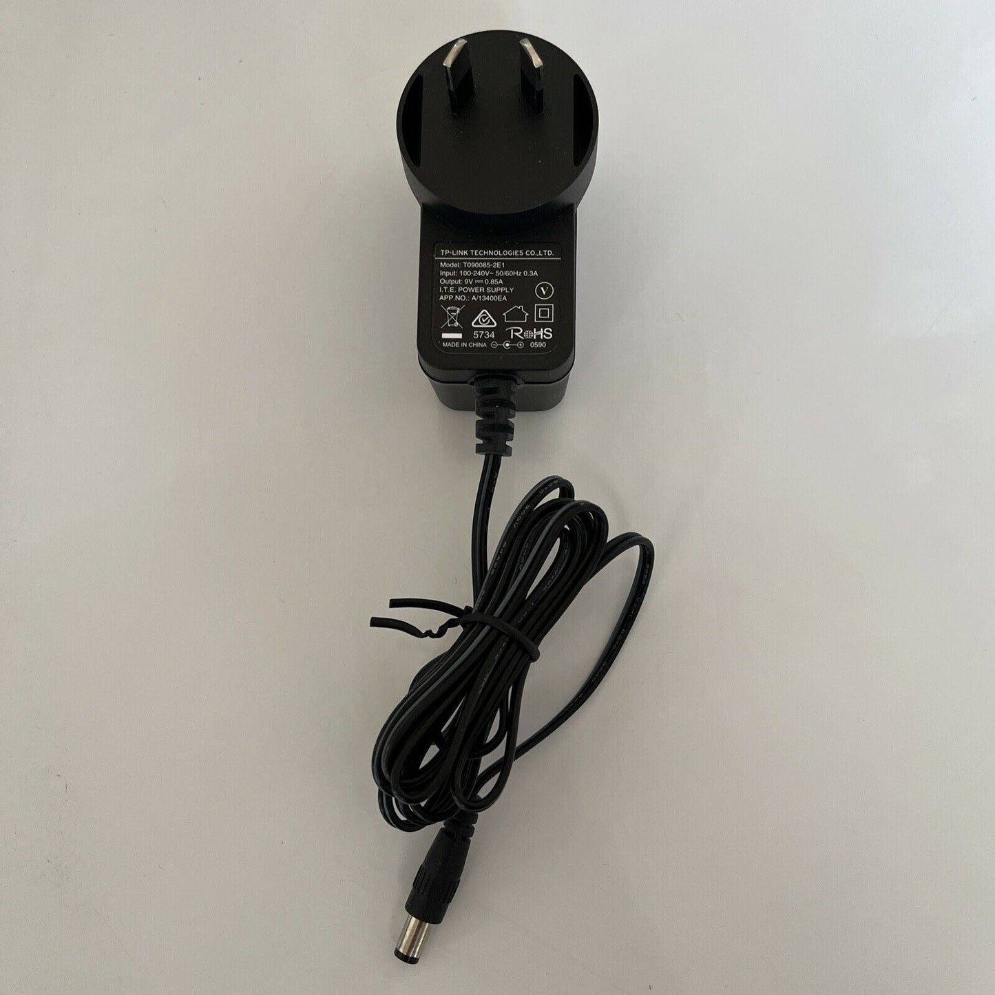 Genuine TP-Link T090085-2E1 AC Adapter 9v 0.85mA Power Supply