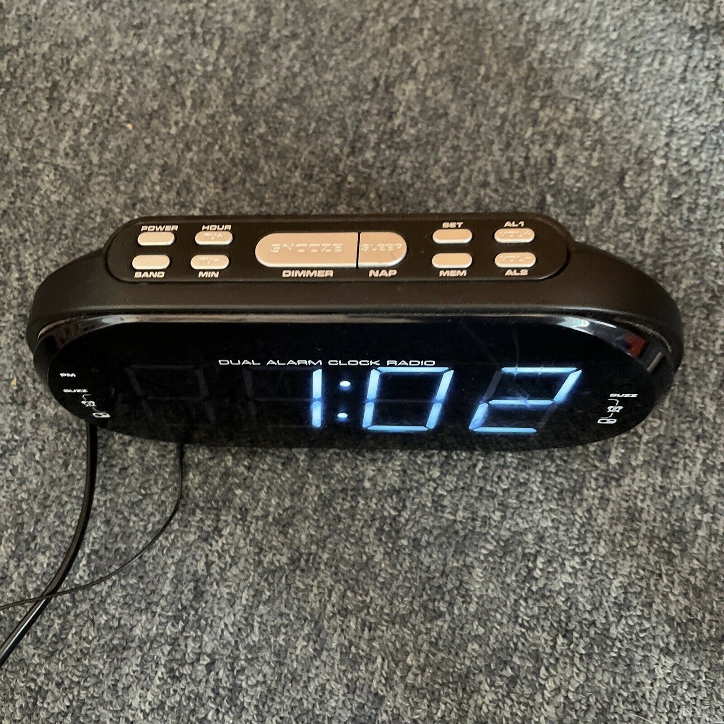 Audiosonic CR-228PL LARGE Big Display Alarm Clock Radio