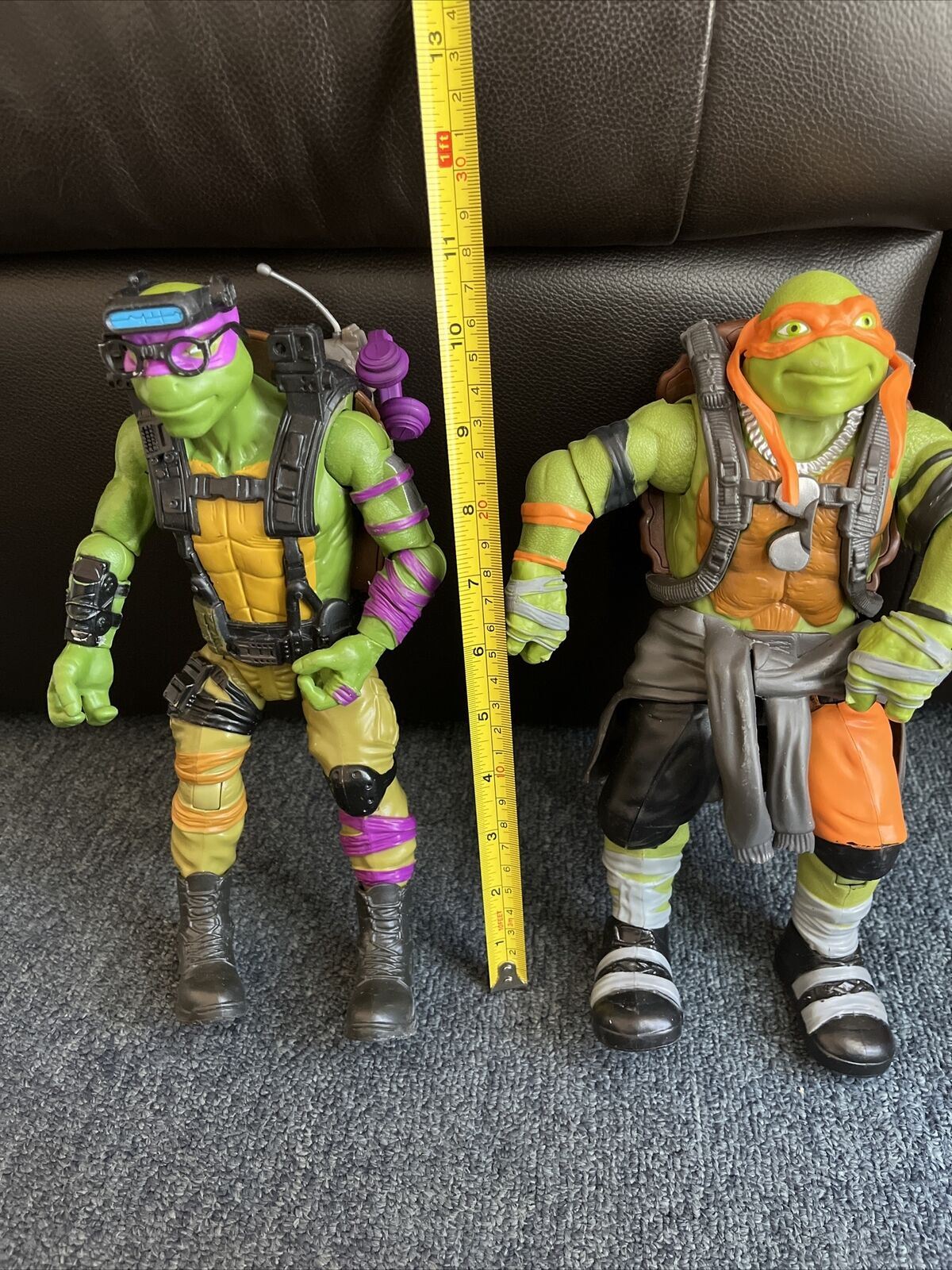 Michelangelo & Donatello - Teenage Mutant Ninja Turtles  2015 10 Inch 26cm