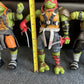 3x Teenage Mutant Ninja Turtles Out Of The Shadows 2015 Playmates 26cm 10 Inches