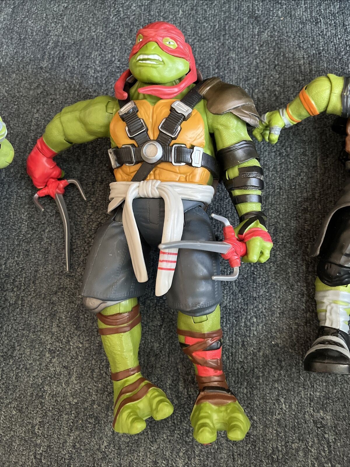 3x Teenage Mutant Ninja Turtles Out Of The Shadows 2015 Playmates 26cm 10 Inches