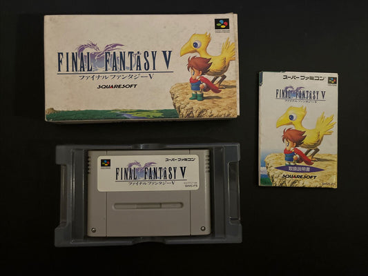 Final Fantasy V 5 - Super Famicom Nintendo SNES NTSC-J JAPAN Game Complete