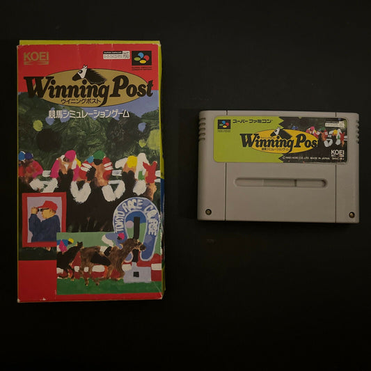 Winning Post - Super Famicom Nintendo SNES NTSC-J JAPAN Game