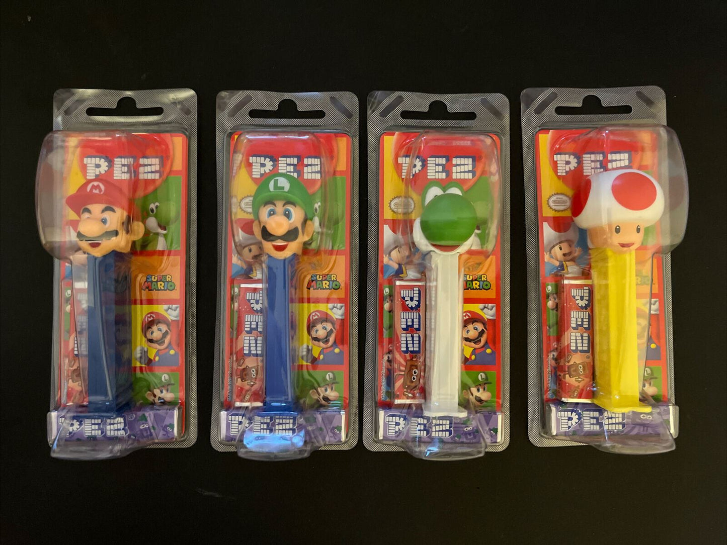 Official Nintendo Super Mario Bros Pez Set Complete Limited Edition JAPAN