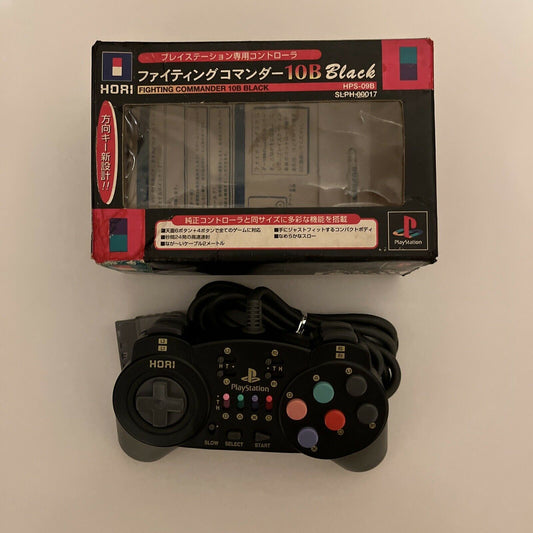 Hori PlayStation Fighting Commander 10B for PS1 PS2 with Rapid Fire Auto