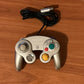 Genuine Silver Nintendo Gamecube Controller - Official Nintendo Tested & Clean