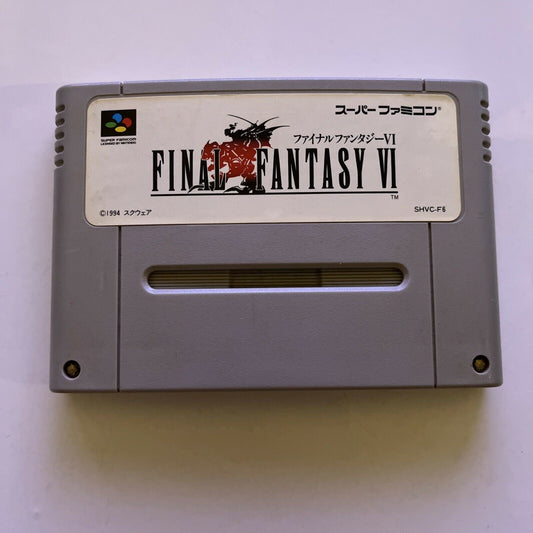 Final Fantasy VI 6 - Super Famicom Nintendo SNES NTSC-J JAPAN Square RPG Game